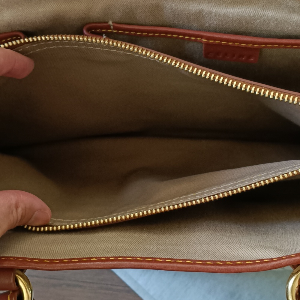 Celine boogie elegant Brown and Cream Designer Tote Bag - Picture 14 of 17
